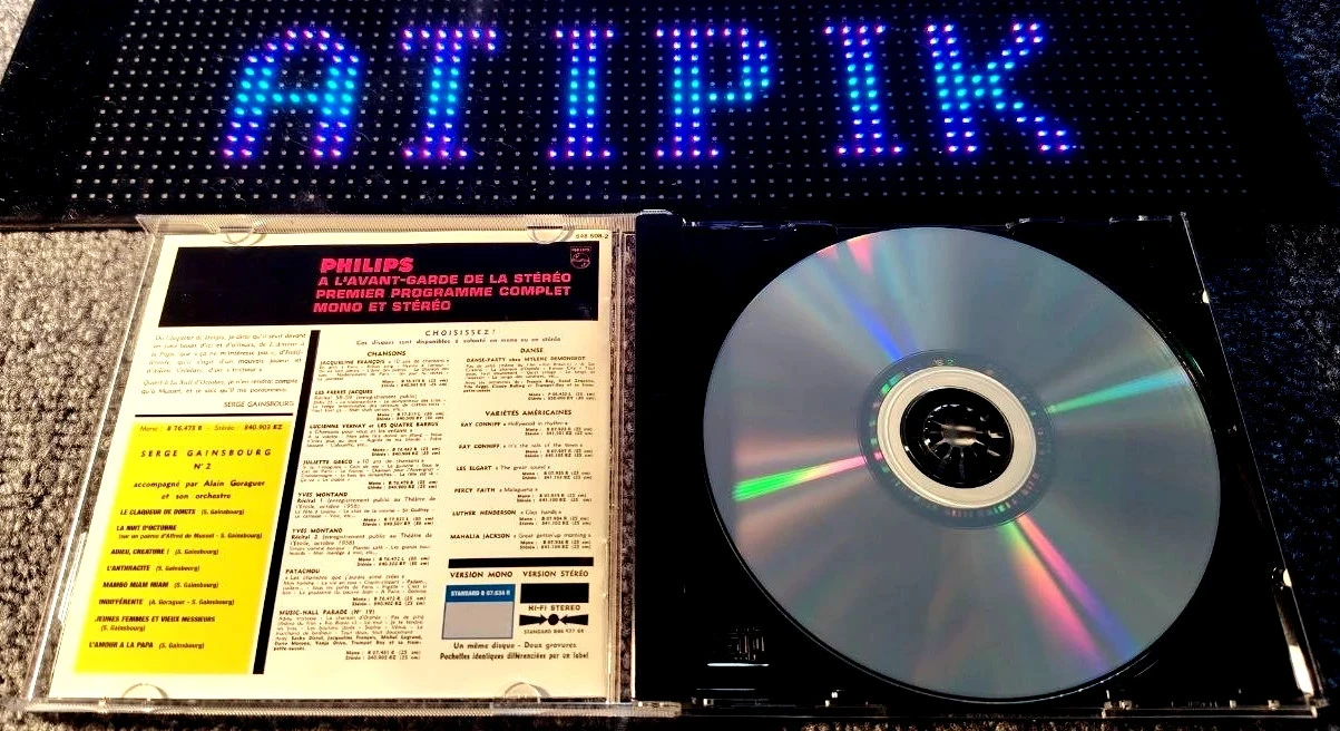 💿 Serge Gainsbourg N°2 Philips Cd Rare Vintage Incontournable 💿 – photo 4
